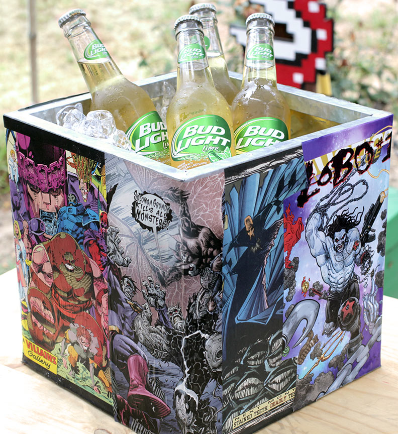 Last Minute Party? Make a Quick DIY Geek Ice Bucket - Our Nerd Home