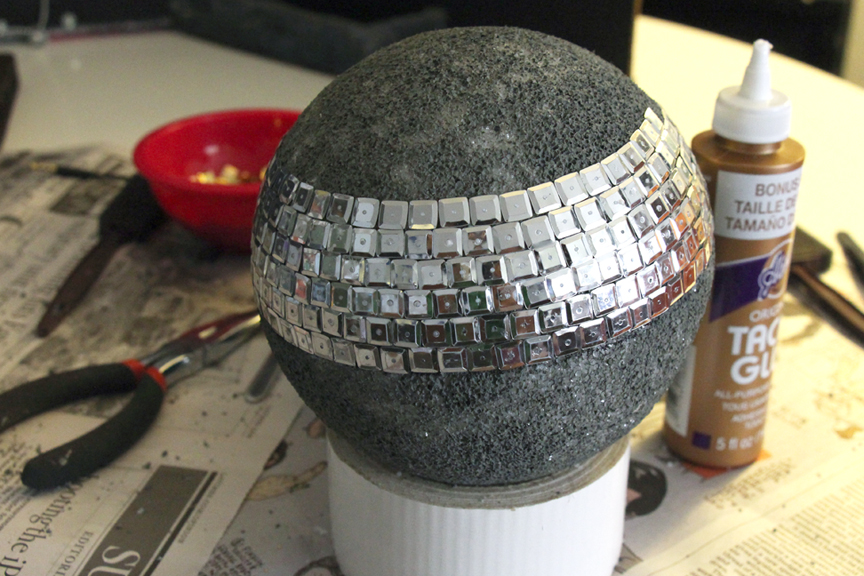 Nerdy Home Decor - DIY Star Wars Death Star Disco Ball