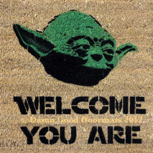 Nerdy Home Decor - Yoda Doormat
