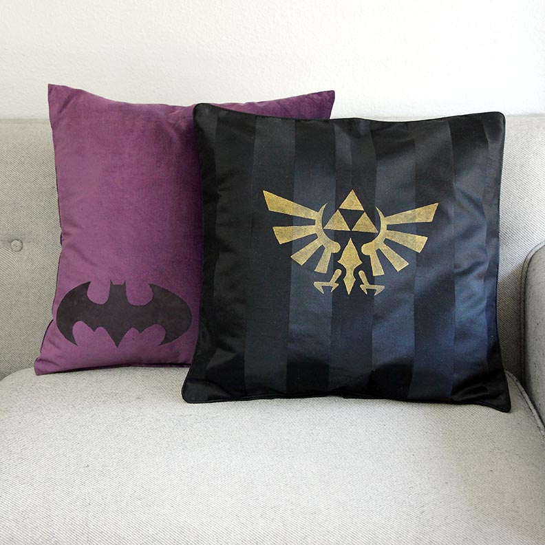 Geeky DIY Project: Custom Pillows