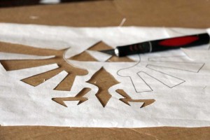 Geek Home Decor: Legend of Zelda Stencil