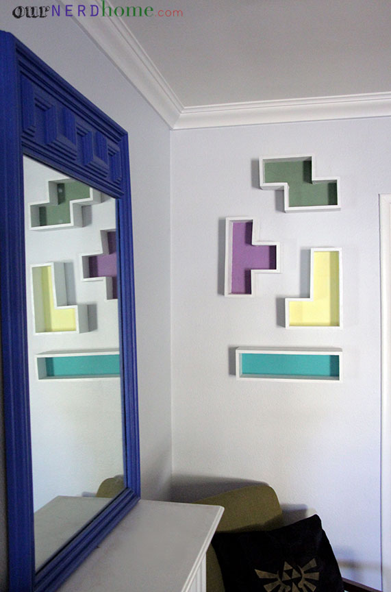 DIY Geek Home Decor: Tetris Shelves