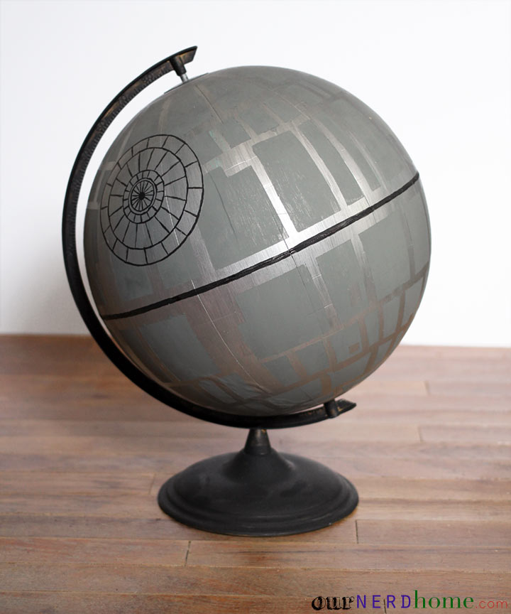 Geek Home Decor: Star Wars Death Star Globe DIY