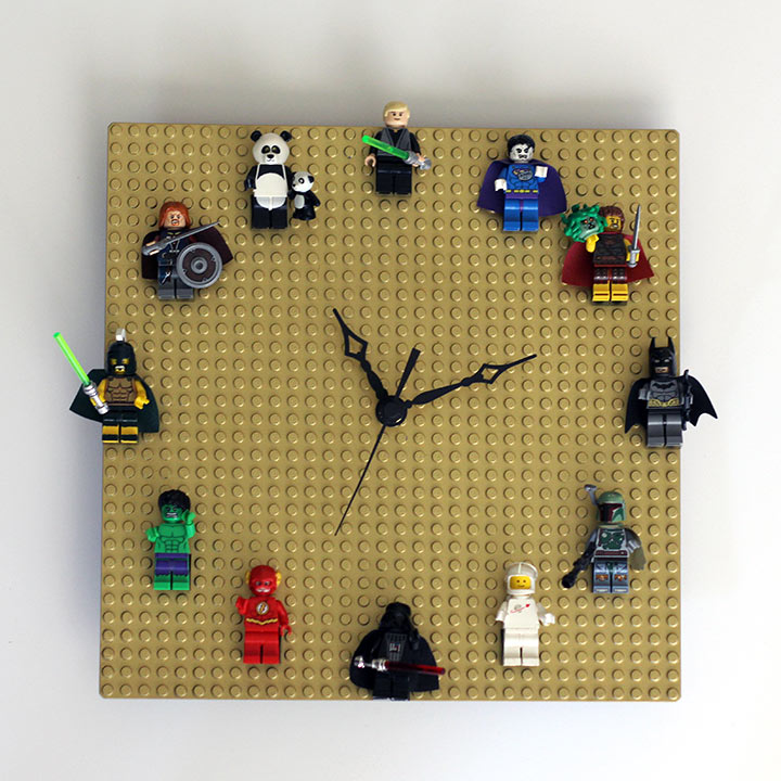 DIY LEGO Minifigure Clock
