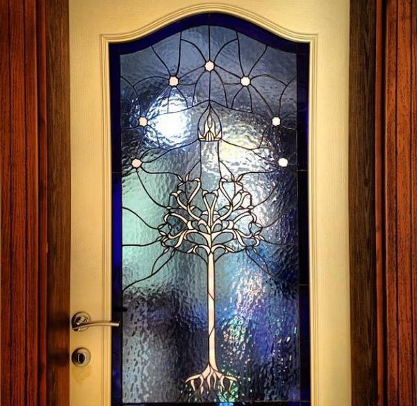 Geek Stained Glass - Lord of the Rings