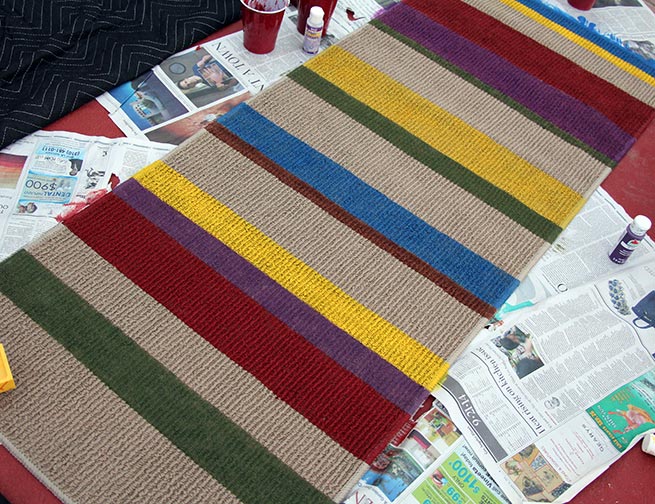 DIY Doctor Who rug