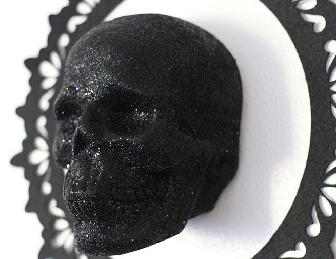 DIY 3D Skull Art