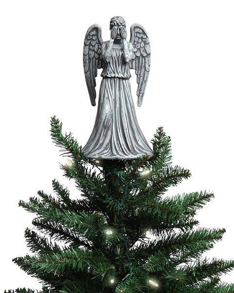 Doctor Who Weeping Angel tree topper