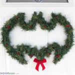 DIY Batman Wreath - Our Nerd Home