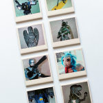 DIY Geek Coasters / Polaroid Coasters