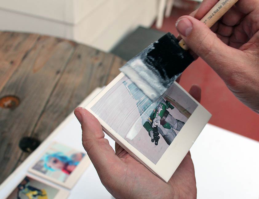 DIY Polaroid Coasters / Geek Coasters