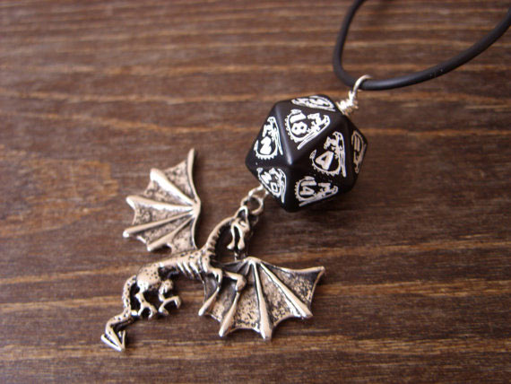 Giveaway! Dungeons and Dragons D20 Necklace - Our Nerd Home